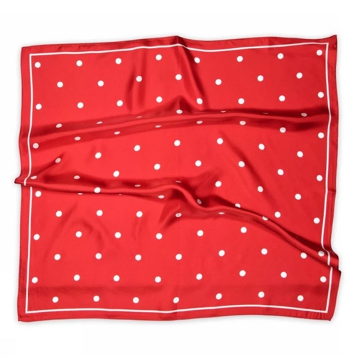 SNEAKY FOX PALOMA SILK SCARF TOMATO